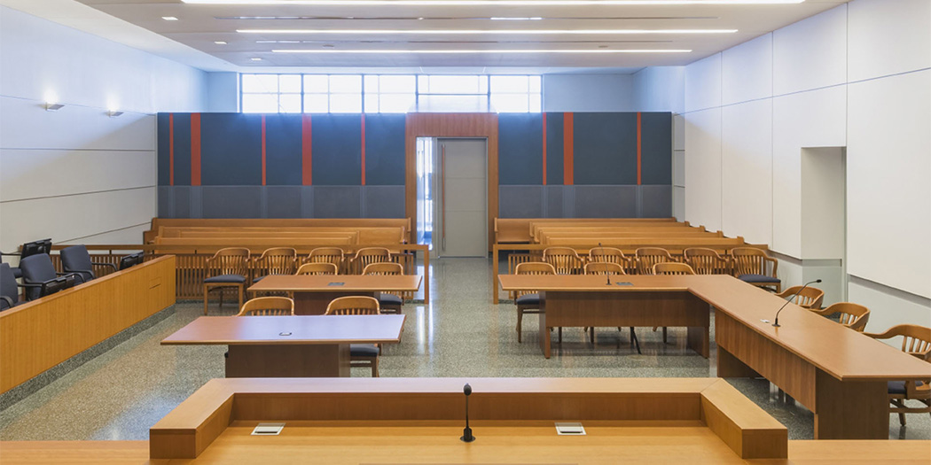 Staten Island Courthouse — Courtroom Interior